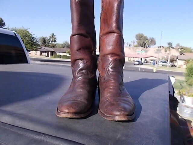 Vintage Distressed SEARS Brown Western Cowboy Boots Men's sz Vintage Distressed SEARS Brown Western Cowboy Boots Men's sz