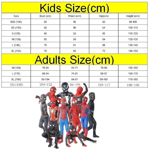 Superhero Spiderman Cosplay Costume Suit Bodysuit for Kids Boys Party Clothing - Picture 2 of 16