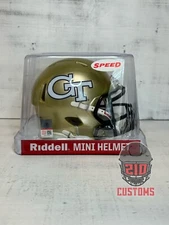 Georgia Tech Yellow Jackets 2018-Current Authentic Riddell Speed Mini Helmet