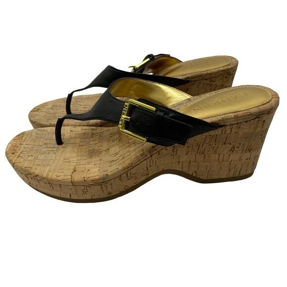 Ralph lauren cheap wedge sandals
