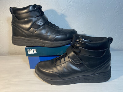 Drew Pulse, Athletic Orthopedic Walking Ankle Black Leather  display picture 2