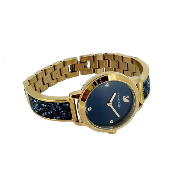 Swarovski Cosmic Rock Bangle Watch 5466209 Blue & Gold Tone Swarovski Cosmic Rock Bangle Watch 5466209 Blue & Gold Tone
