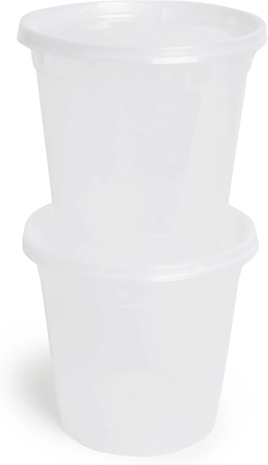 TIYA 240 Pack 24Oz Food Containers with Lids - Airtight & Reusable Storage