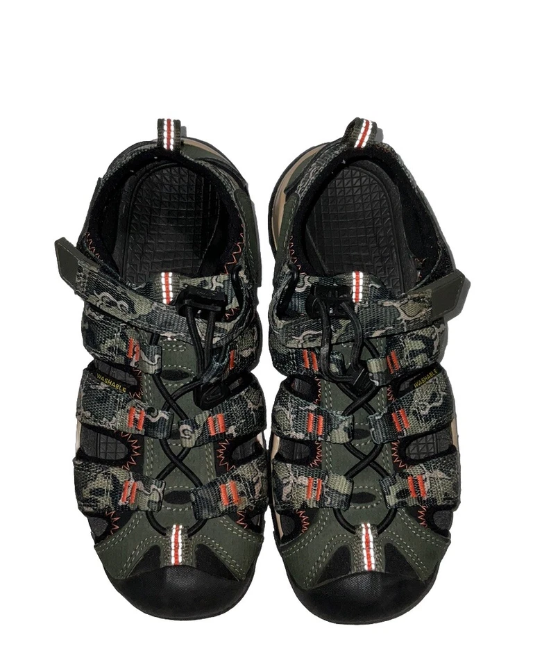 Sandalias Keen Newport H2 Niños Niños Talla 1 Camufladas Zapatos para Agua Nylon Ajustables Foto 2 de 4