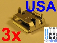 3x Lot of Micro USB Charging Port Charger Sync For ZTE Lever LTE Z936L Phone USA