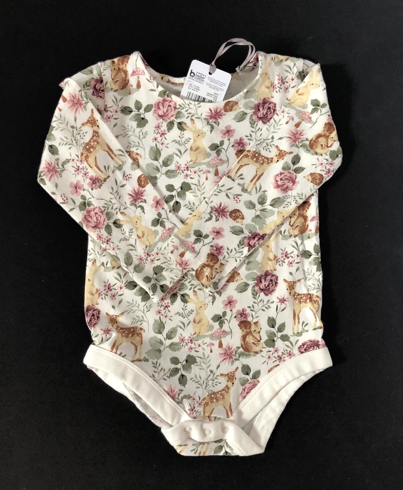 Baby Girls Forest Woodland Dress Set 12/18 Months - Image 2 of 4