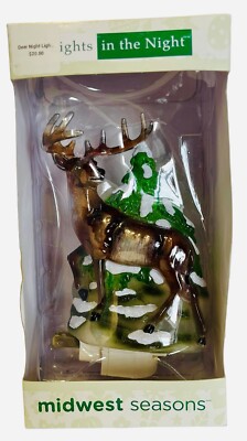 Deer Night Light Lights In The Night Midwest Animal Light -NEW