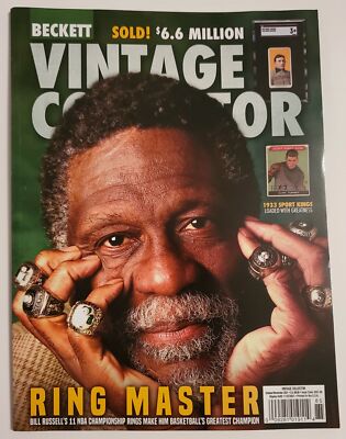 BECKETT VINTAGE COLLECTOR- BILL RUSSELL - OCT/NOV 2021