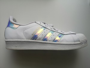 adidas white lace trainers