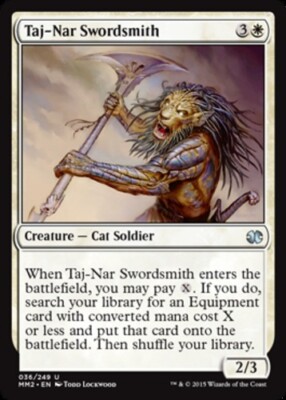 Taj-Nar Swordsmith x4 - Modern Masters 2015 - Light Play, English - Modern Maste