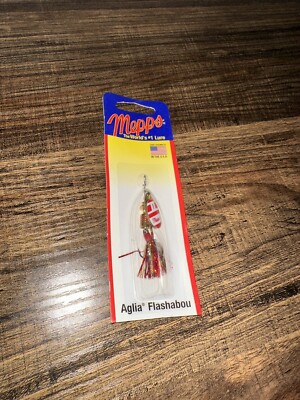 Mepps Aglia Flashabou Gold/Red Spinner Bait 1/8oz Trout Bass Pike