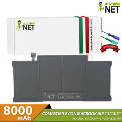 Akku kompatibel mit Mac Book Air 13 A1466 Bj 2012 8000mAh