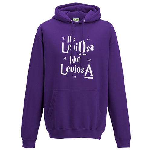 It's LeviOsa Not LeviosA Hoodie - Wizardry Harry Magic Geek Gift Hoody Top - Picture 4 of 5