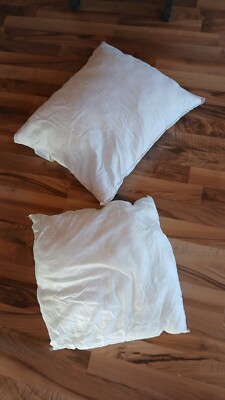 2er Pack Inlett  Kissen Kopfkissen  Kissenfüllung 1x 40x40cm 1x 50x60cm Ikea 
