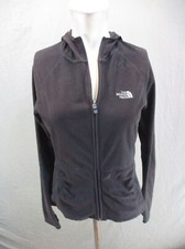 The North Face Size M Womens Black Full Zip Stand Collar Athletic Jacket 228