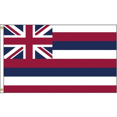 ANNIN FLAGMAKERS 141270 Hawaii Flag,4x6 Ft,Nylon 5JFG7