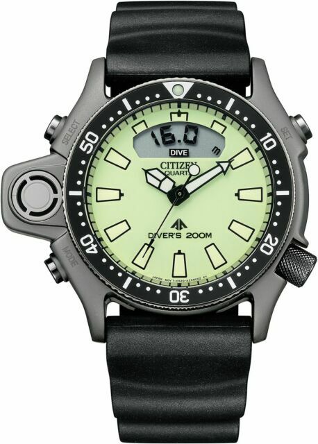 Citizen Promaster Aqualand 44mm Cassa in Acciaio Inossidabile Grigio,  Cinturino in Gomma Nera, Orologio da Polso per Uomo (JP2007-17W) | Acquisti  Online su eBay