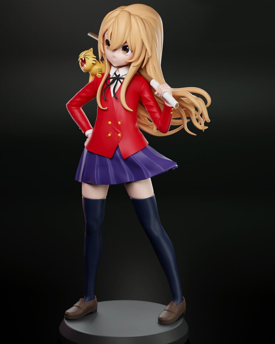 Taiga aisaka 3D Printed 12K Figure Statue Resin Model Kit