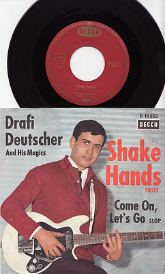DRAFI DEUTSCHER & HIS MAGICS - SHAKE HANDS Ultrarare 1964 german BEAT 7'' P/S