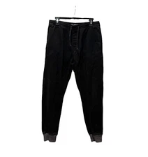 American Eagle Mens Medium Black Drawstring Jogger Casual Chinos