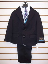 Infnat  Toddler Boys Dockers 64 4pc Black Suit Sizes 12 Months - 24 Months