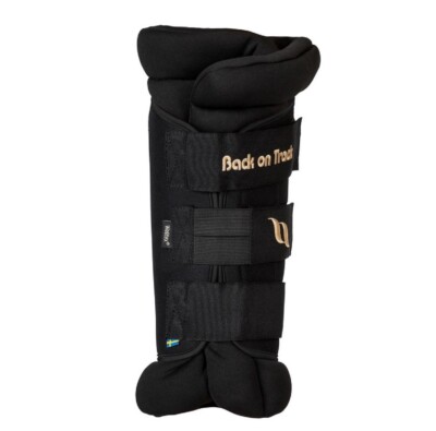 BACK ON TRACK Sprunggelenkschoner DELUXE Royal Welltex 1 Paar schwarz Neuheit