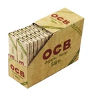 4 Boxes (128 Booklets) OCB Organic Hemp Slim + Tips, 32 Papers + Tips Per Booklet