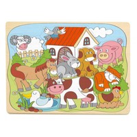 Kinder Tier Holzpuzzle Holzspielzeug Kleinkinder Puzzle Geduldsspiel # 91929