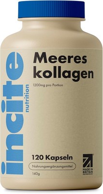 Meereskollagen 1200mg   120 Tabletten mit Vitaminen C, E, B12, Kupfer, Zink &Jod