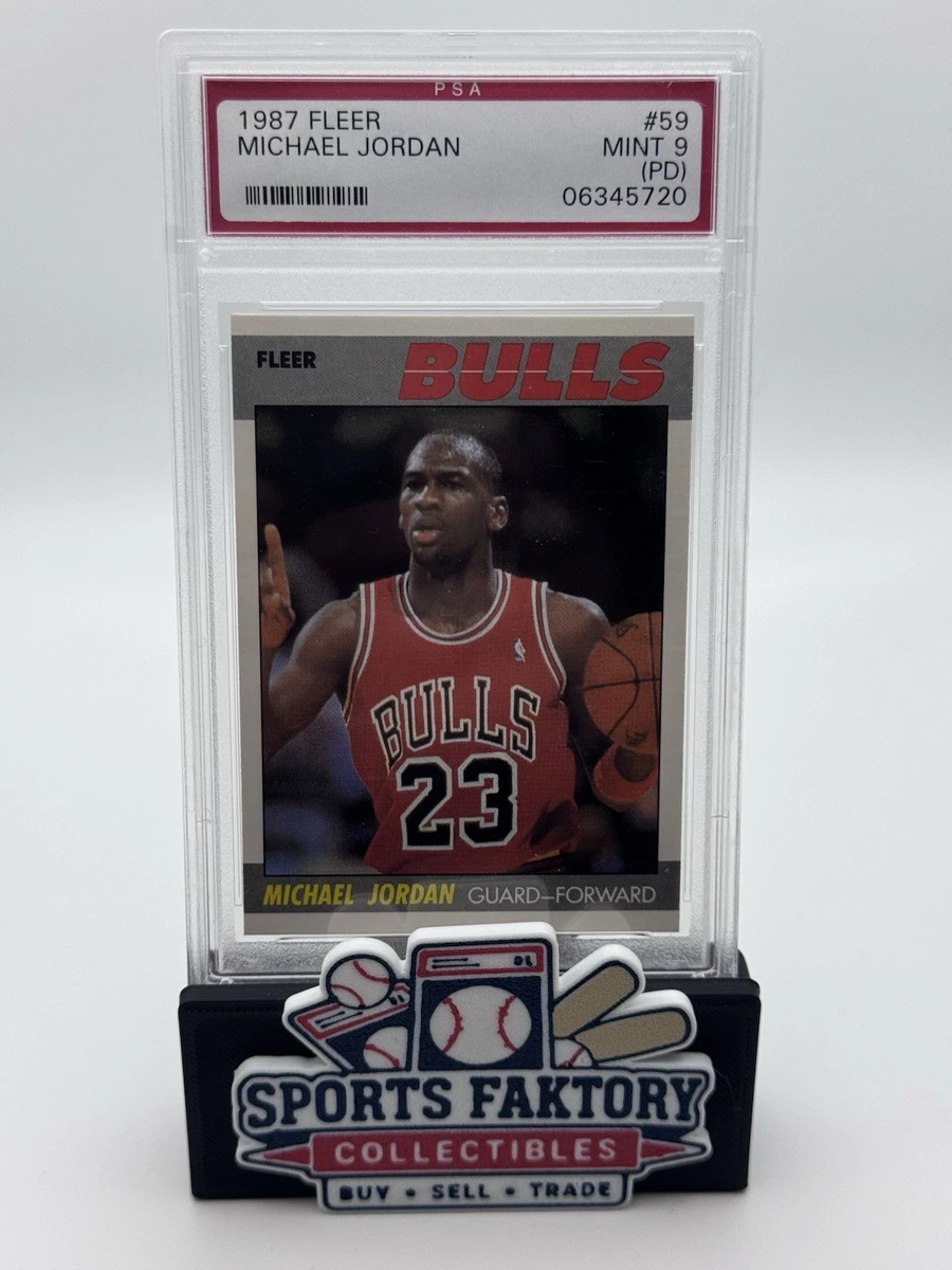 Michael Jordan Basketball Grade 9 1987-88 Season Sports Trading