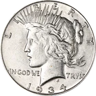 1934-S Peace Dollar