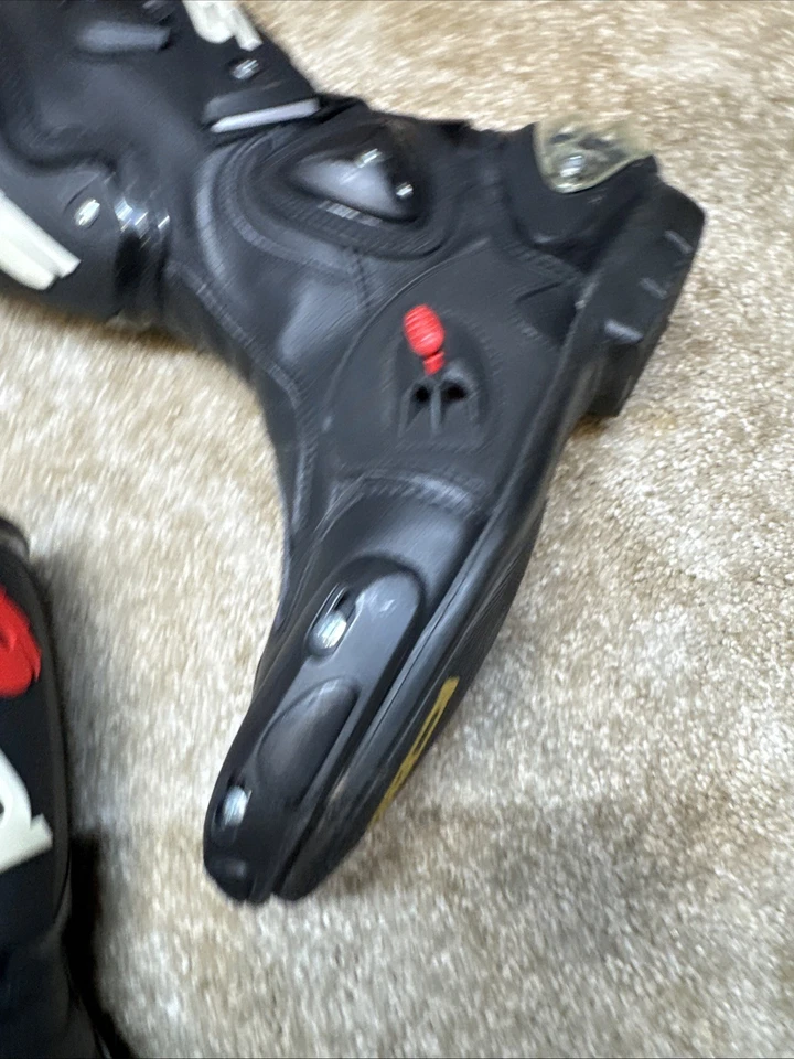 Sidi Vertigo Motorcycle Boots Size US 10 Motorbike Biker Racing (Black/Red) - Image 3 of 4