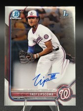 2022 Bowman Draft - Chrome Draft Pick Autographs Trey Lipscomb #CDA-TLB (AU, RC)