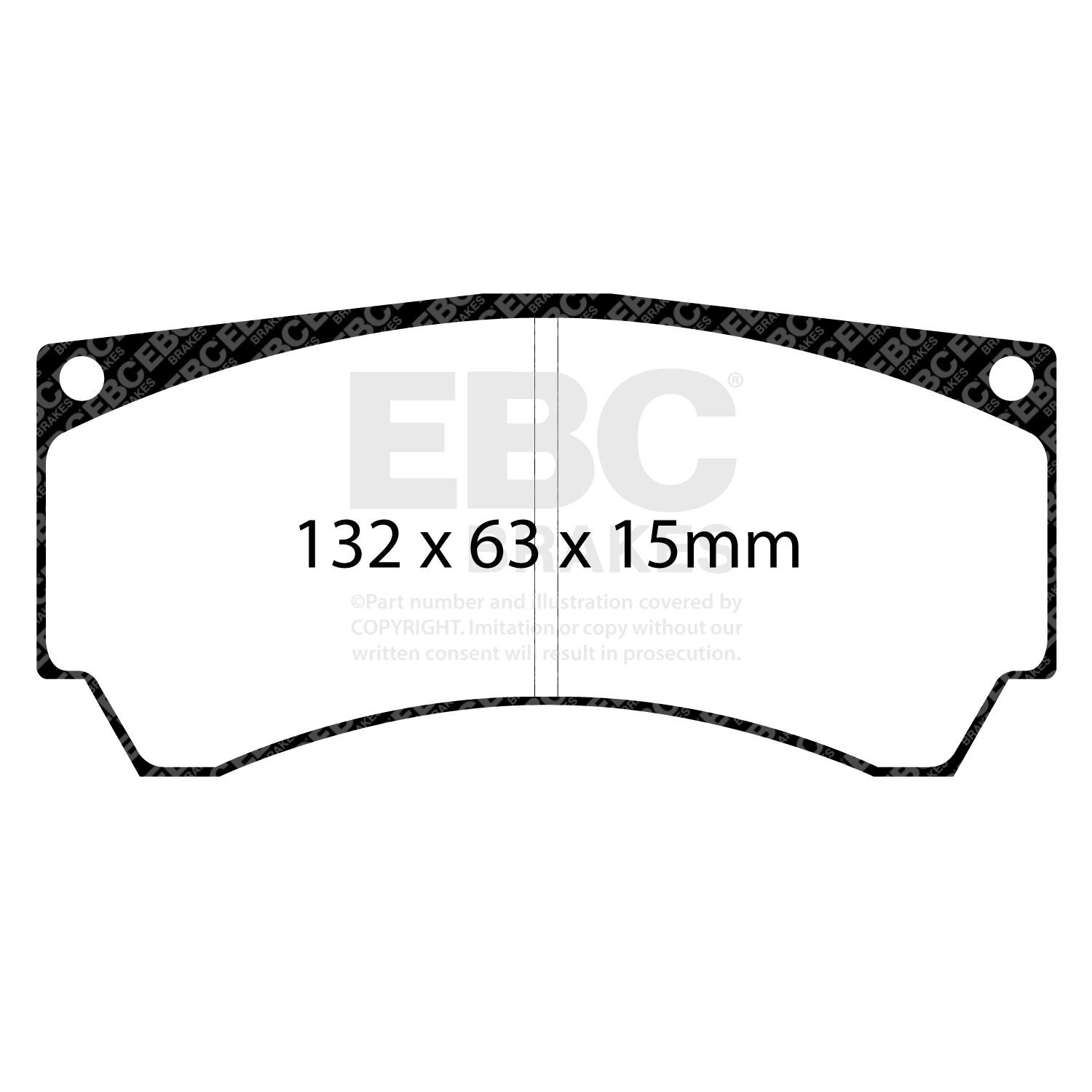EBC DP4066R  Yellowstuff Brake Pad Set