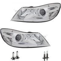 Scheinwerfer Set H1/H7 FüR Skoda Octavia II Combi 1Z5 1Z3 Octavai Inkl. Lampen