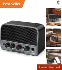 Rechargeable Mini Guitar Amp 5W Black Portable Practice Amp with Bluetooth