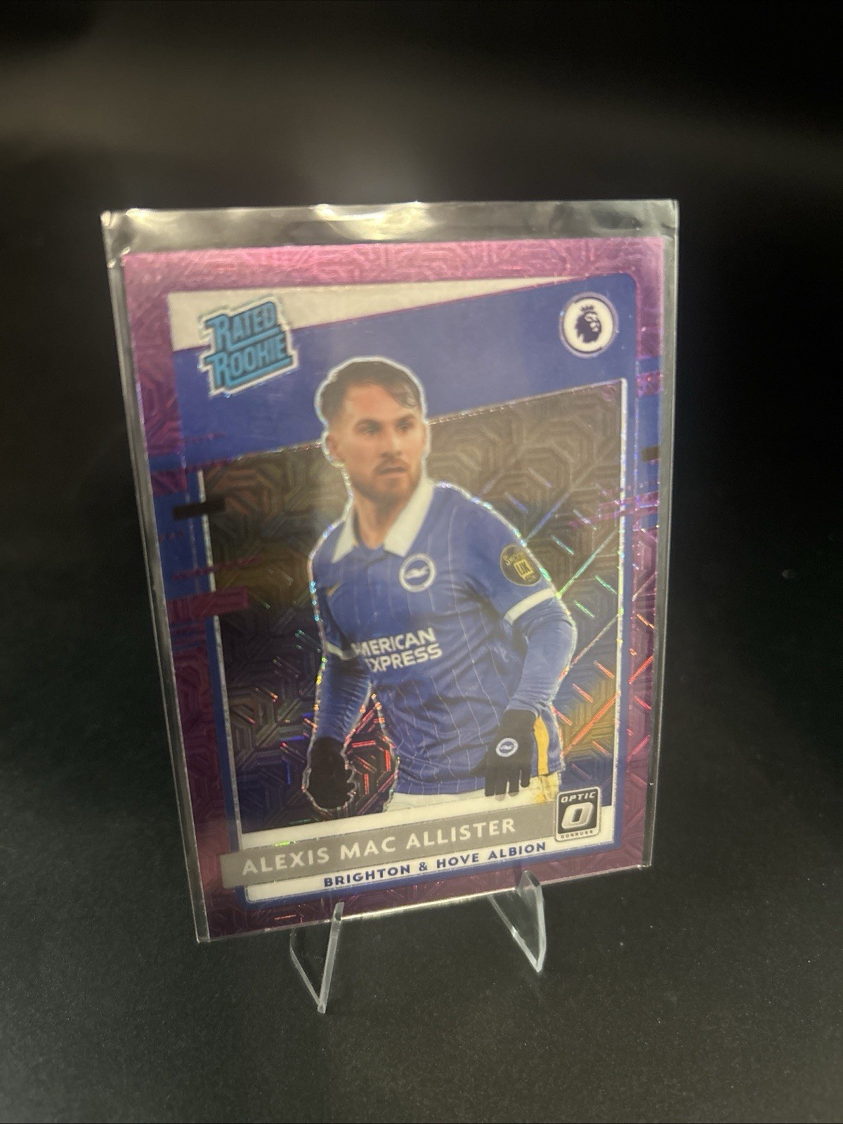 2020-21 Panini Optic ALEXIS MAC ALLISTER Rated Rookie Purple Mojo Prizm RC #8