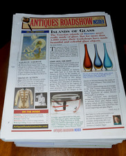 ANTIQUE ROADSHOW INSIDER Newsletter Coll. 2004-2013 & KOVEL'S '07-09