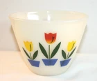 Fire King Drip Jar (no lid) - Tulips on Ivory