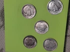 5 Roosevelt Silver Dimes – 90% Silver – Mixed Dates – Hand‑Checked