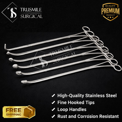 New set of 6pcs Thoracoscope Surgery Instruments VATS lung surgery instruments