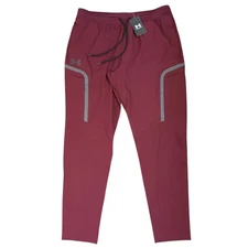 Under Armour Elite Cargo Pants Men's Maroon Red UA Sportstyle Size XL