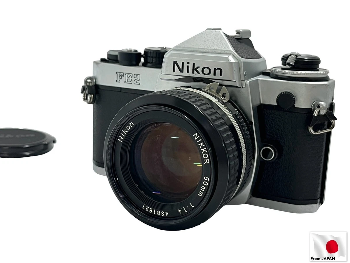実写済 Nikon FE2 ブラック + Ai-S 35mm F2 おまけ付き 実写済 Nikon