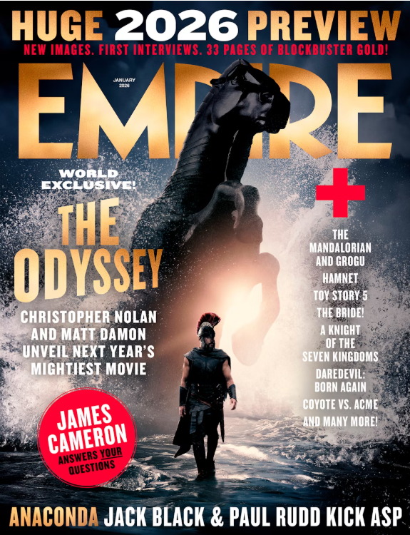 Empire Magazine January 2026: The Odyssey World Exclusive