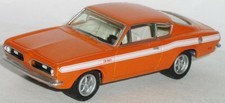 164 1969 Plymouth Barracuda Cuda 340 Rubber Tire Muscle Car Free Shipping