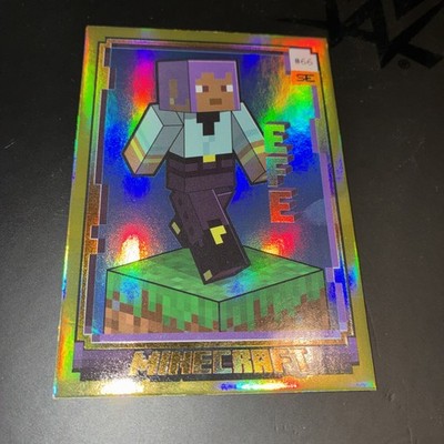 Panini Minecraft Special Edition Card #66 Gold #21/50 EFE holo
