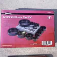 Warrior 18 Piece Carbon Steel Hole Saw Set 3/4” - 5” Inch  68115 - New In Box