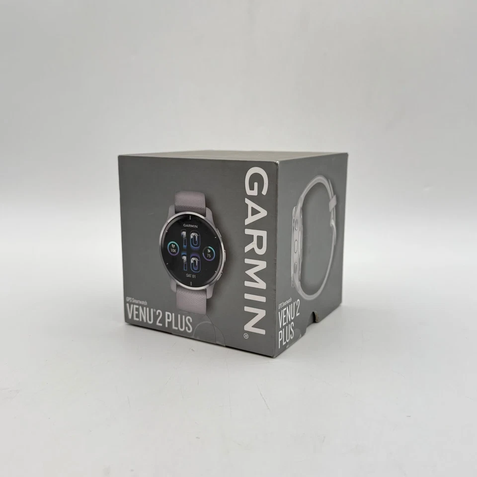 Garmin Venu 2 Plus GPS Fitness Smartwatch AMOLED Touchdisplay Grau/Silber Uhr, Foto 2 von 5