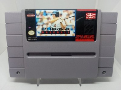 Cal Ripken Jr. Baseball (Super Nintendo Entertainment System, 1992) SNES