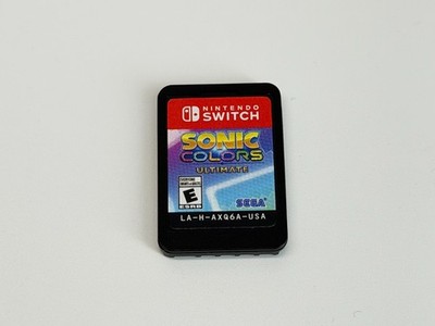 Sonic Colors Ultimate (Nintendo Switch) Video Game Cartridge Tested